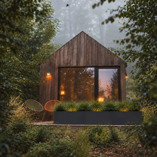 Jardinera rectangular modular