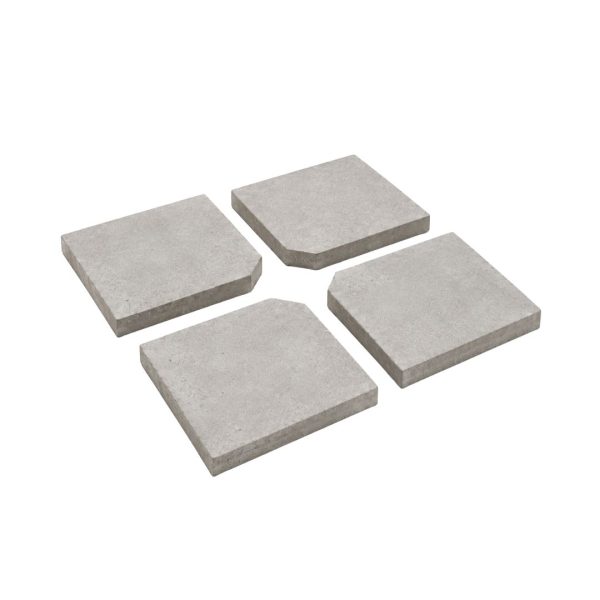 juego 4 bases cemento set granite
