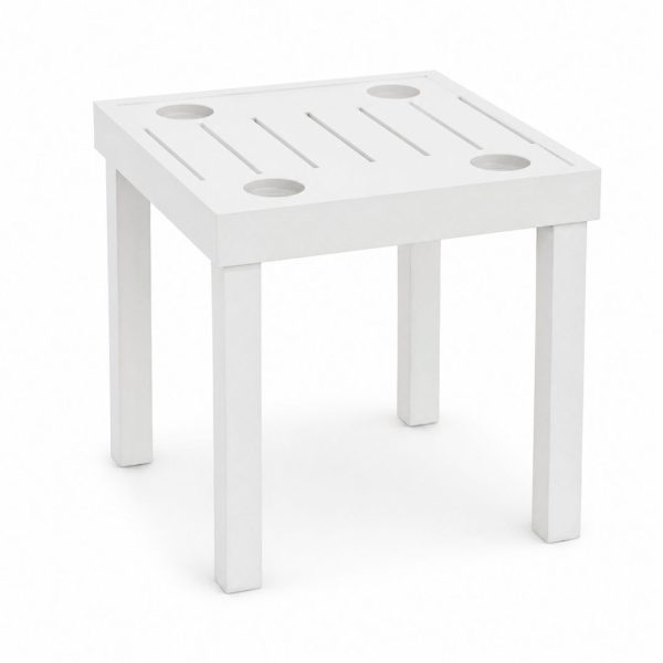 mesa auxiliar con posavasos caterina 45