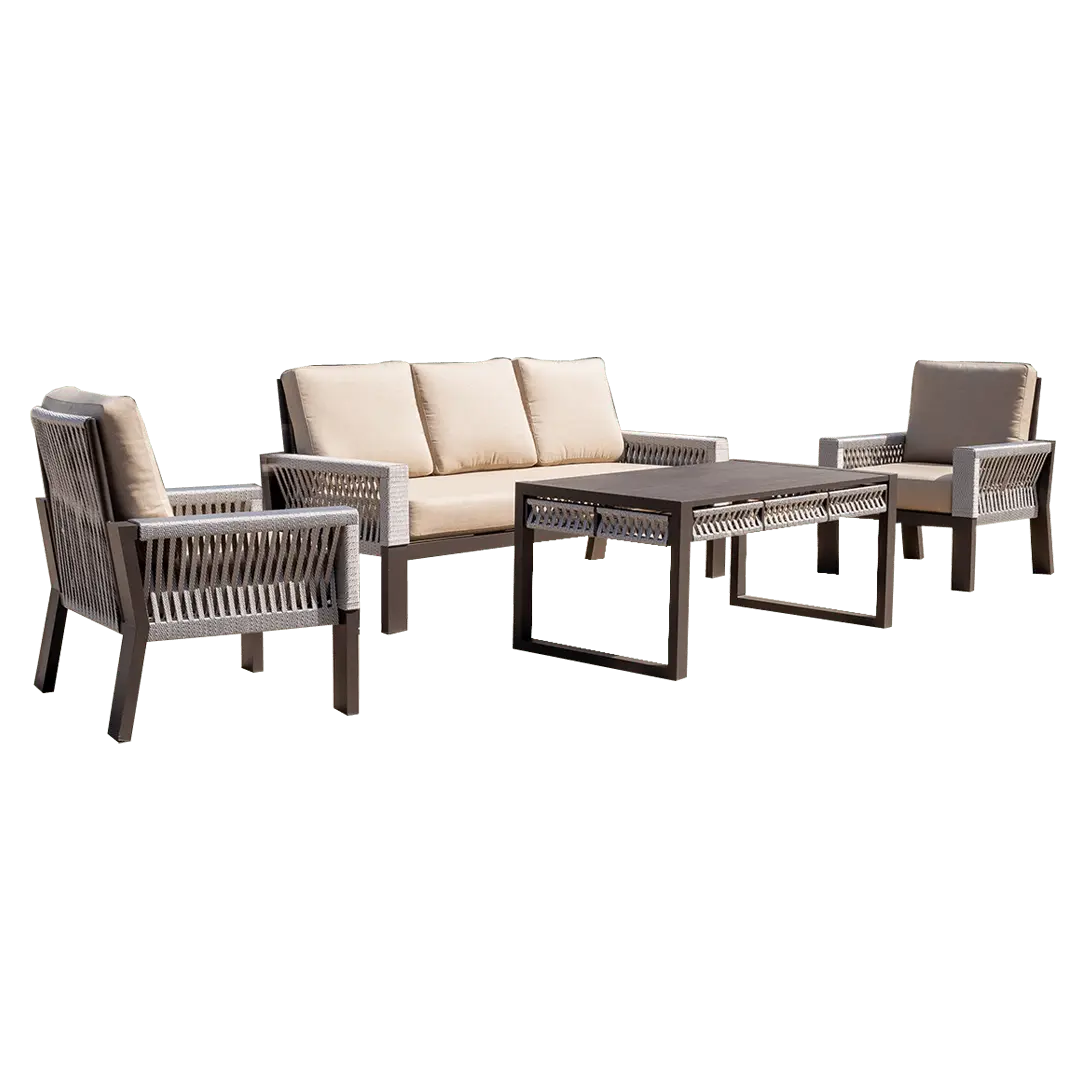 Conjunto de Muebles de Jardín de Cuerda Estambul-8