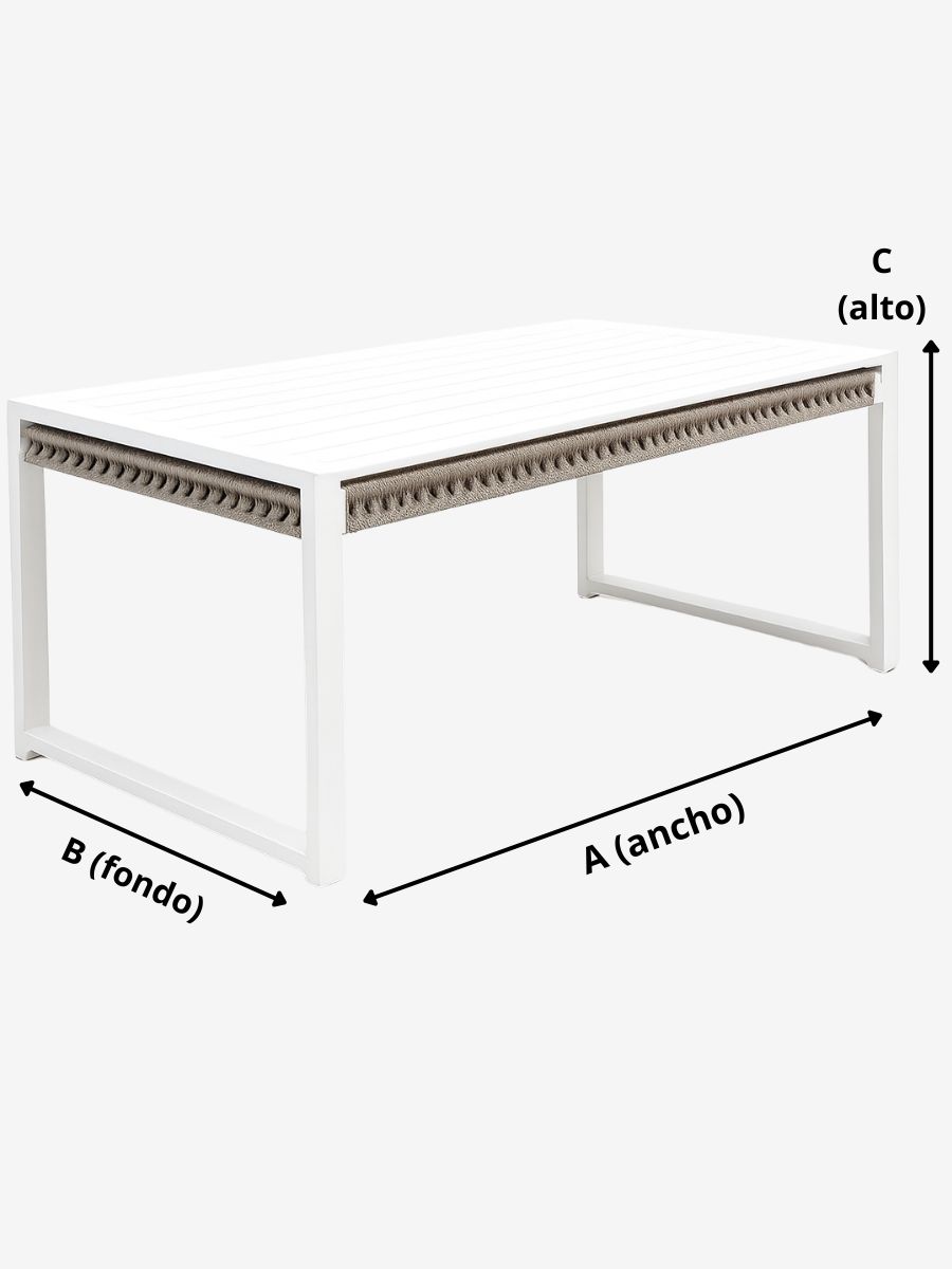 funda mesa exterior rectangular