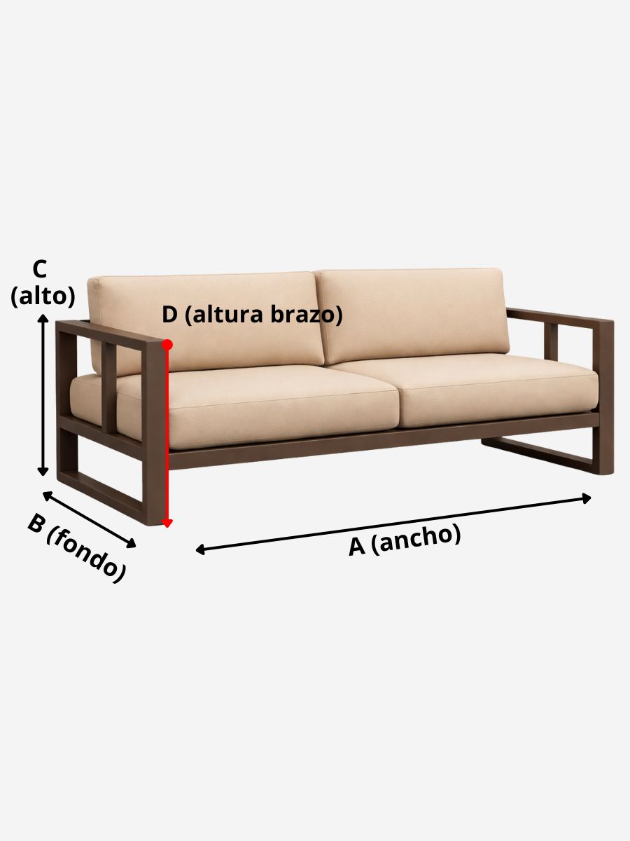 funda para sofá de exterior medidas