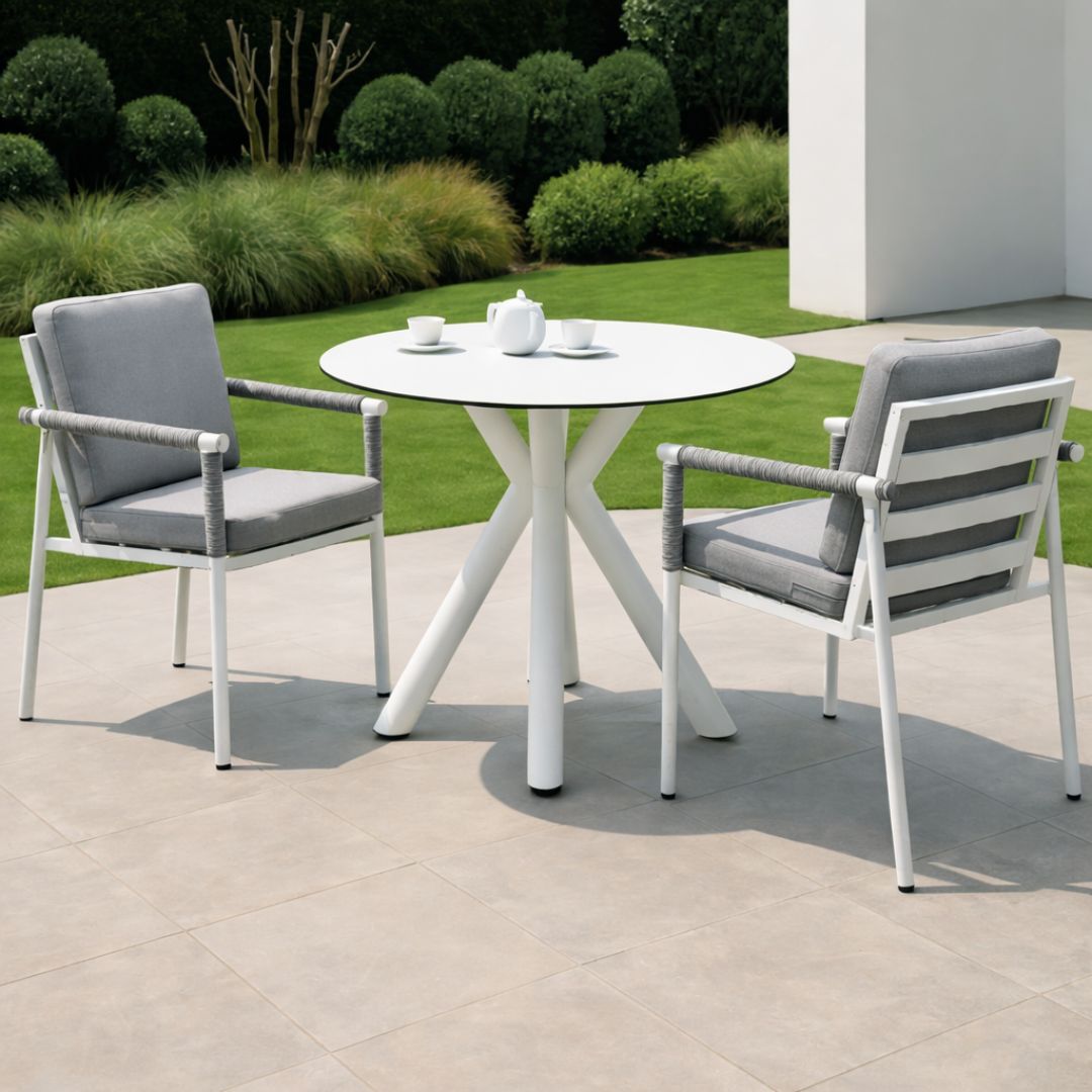 Conjunto de mesa y sillas MERLOT/PALAWAN 120