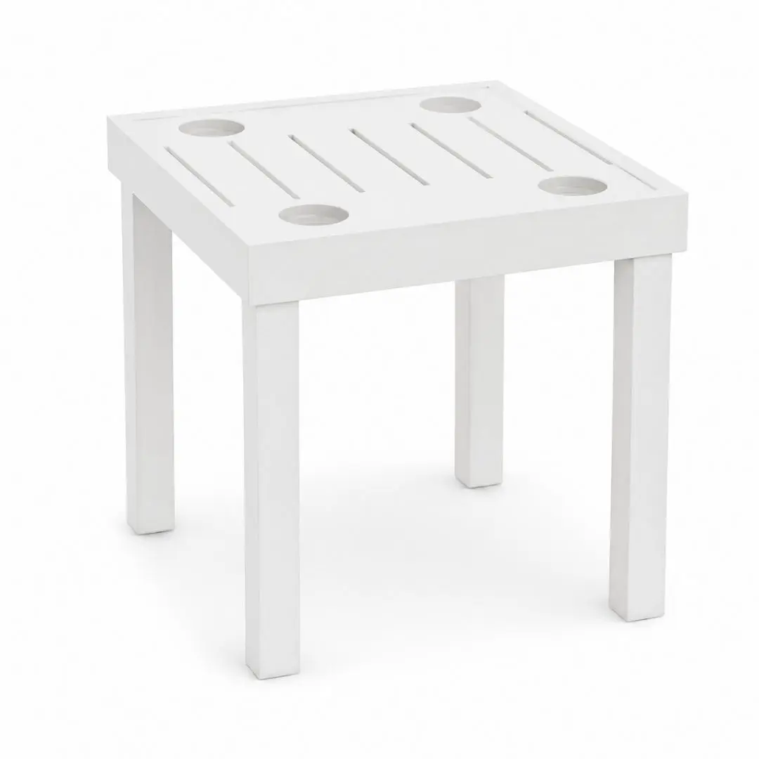 mesa auxiliar con posavasos caterina 45