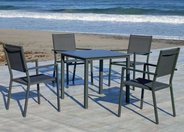 Conjunto de mesa y sillas Margot HPL - Imagen 2
