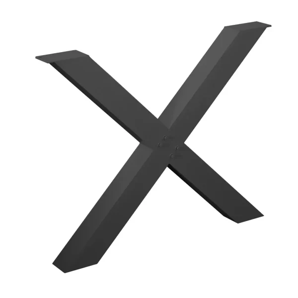 Pie de mesa en X