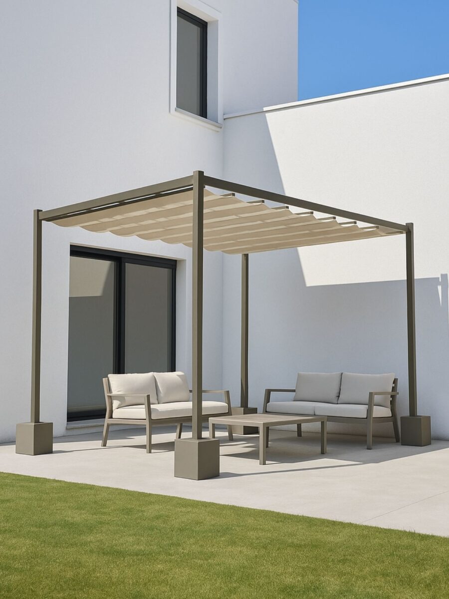pergola de aluminio