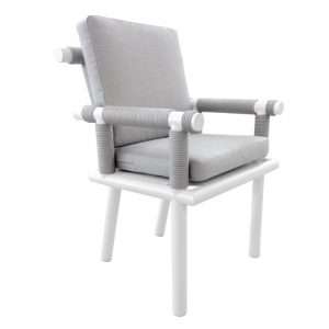silla de cuerda y aluminio nusa