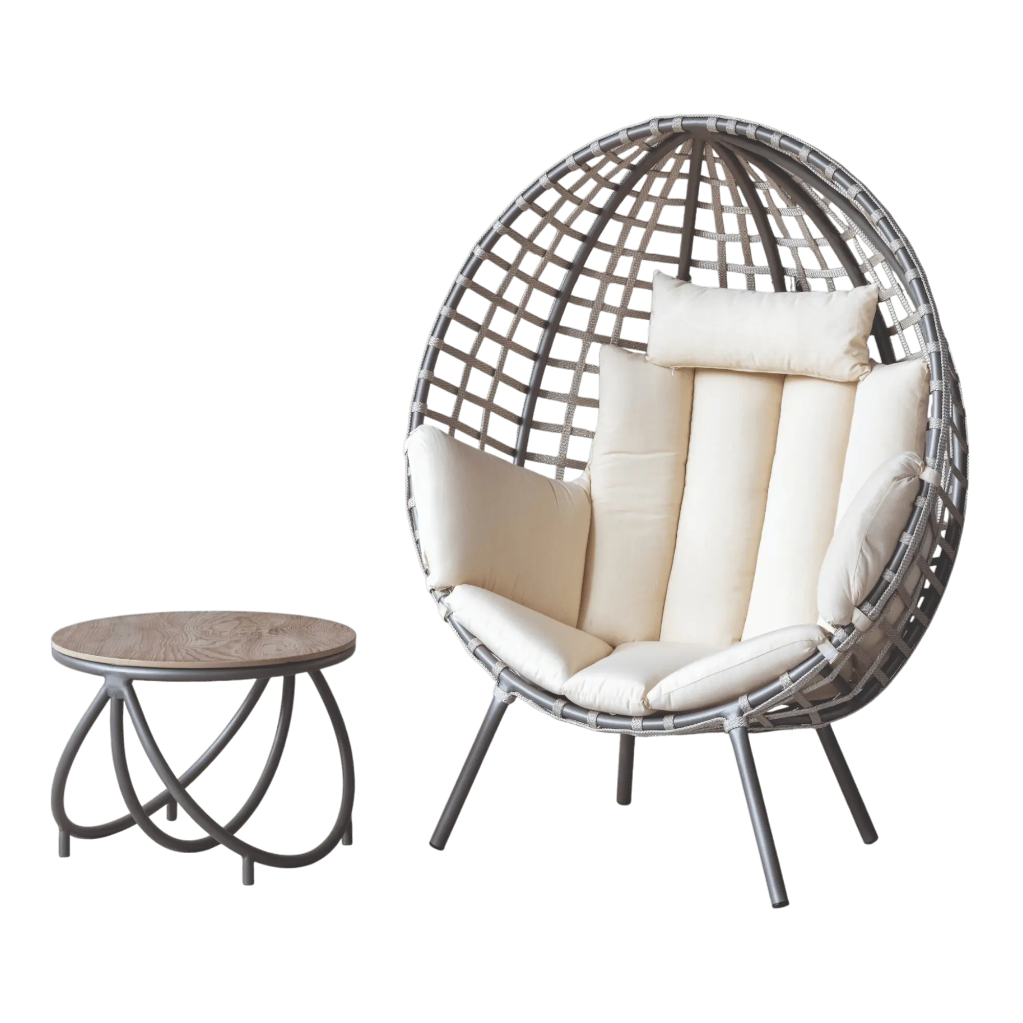 Sillón huevo con patas Tulus