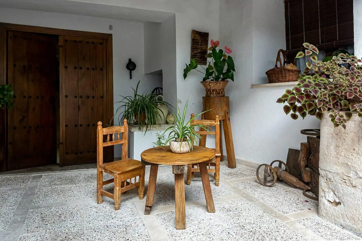 Decoración de una casa rural