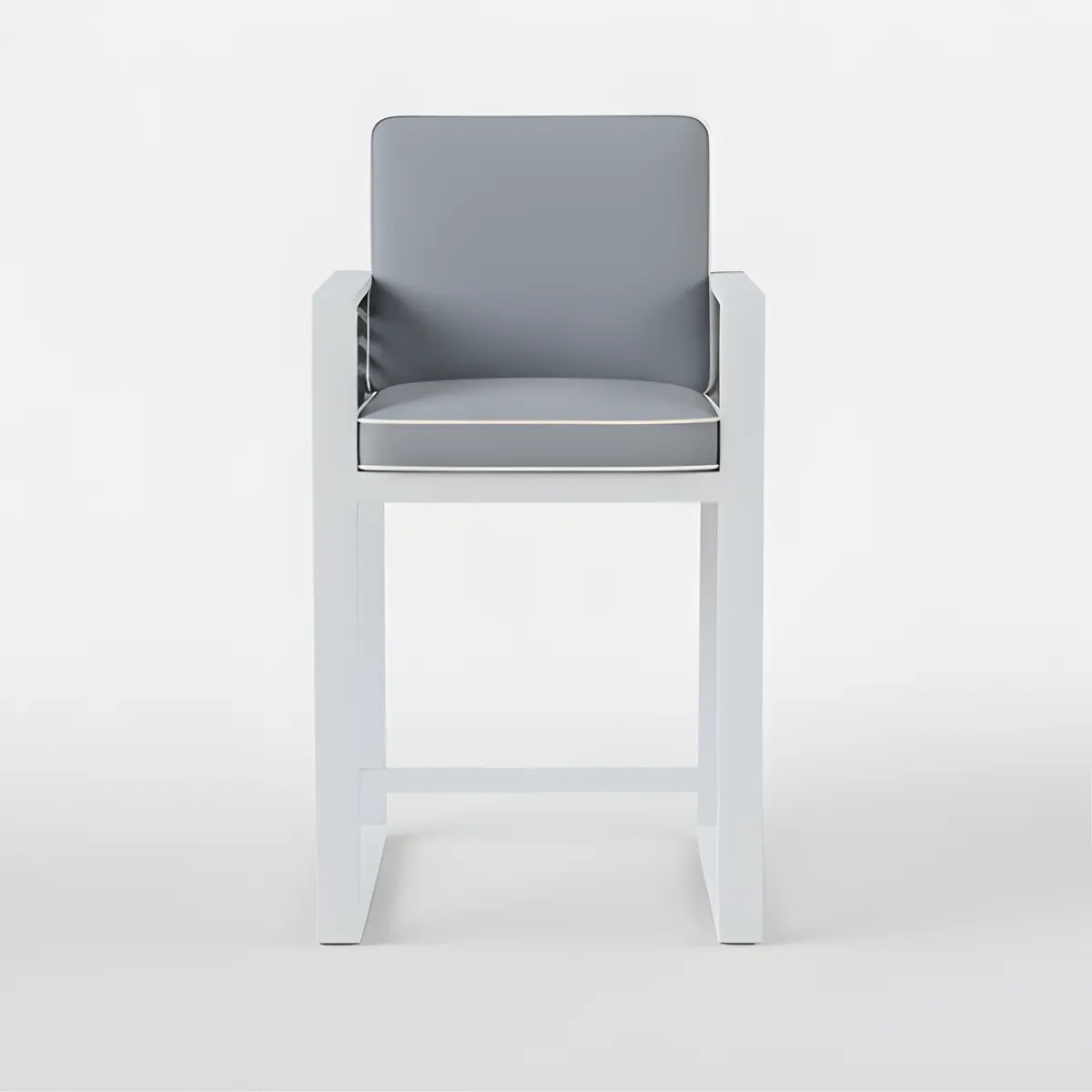 Silla Alta de Bar en Aluminio Varna-3 - Imagen 2