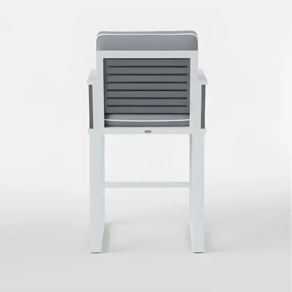 Silla Alta de Bar en Aluminio Varna-3 - Imagen 3