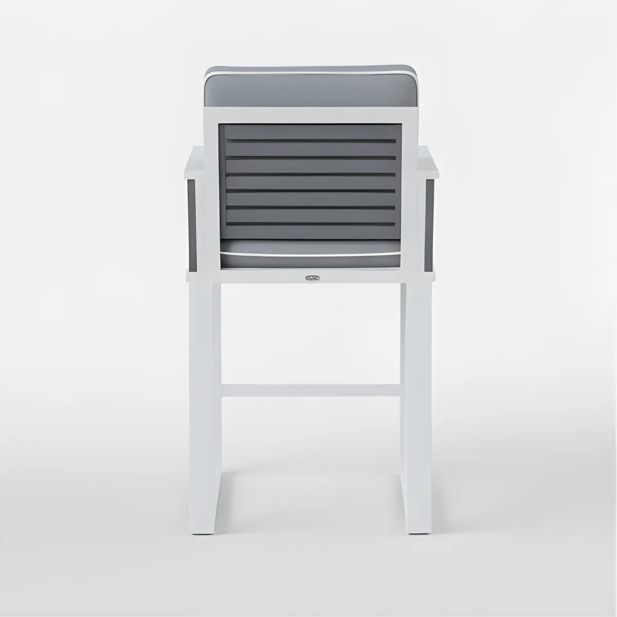 Silla Alta de Bar en Aluminio Varna-3 - Imagen 3